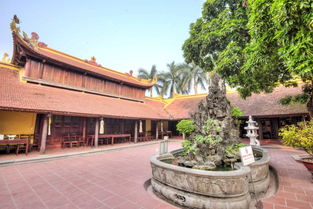 The Front House serves as a gateway to Buddhist devotion 